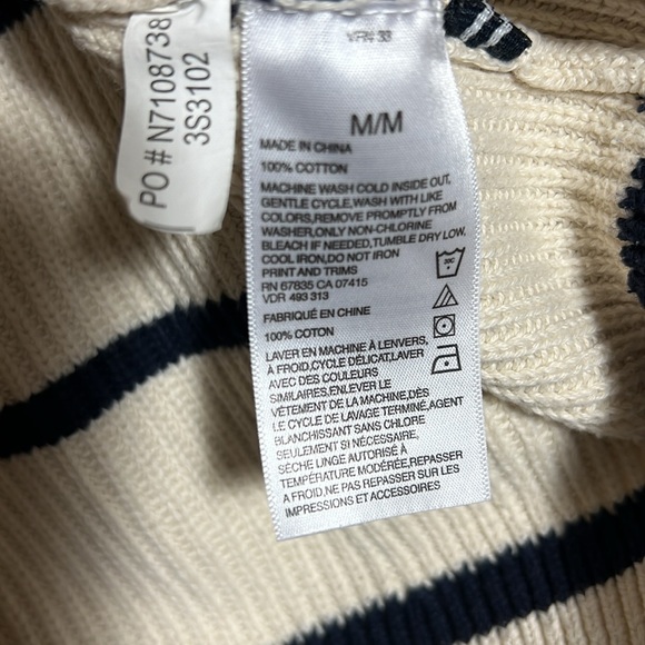 Nautica Jeans Co Stripped Pullover - Mens M - Picture 5 of 5